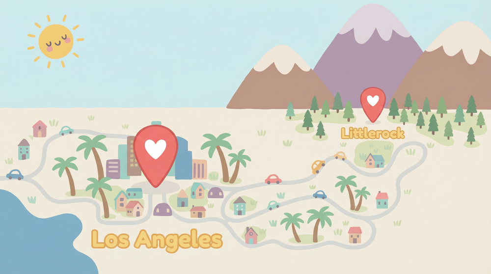 PuppyLandLA Location Map